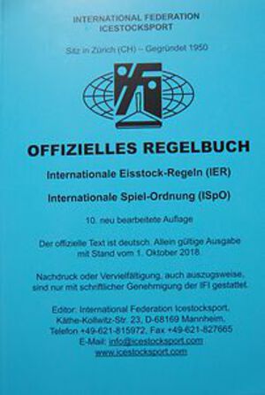 NEU: Offizielles Regelbuch der IFI ab 01.10.2018